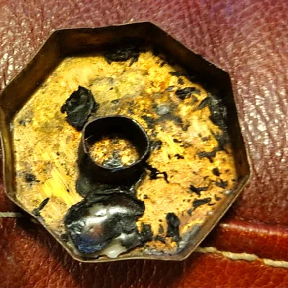 Antique/ Old Vintage Hammered Bronze Tealight Lantern Candle Holder - Picture 7 of 11